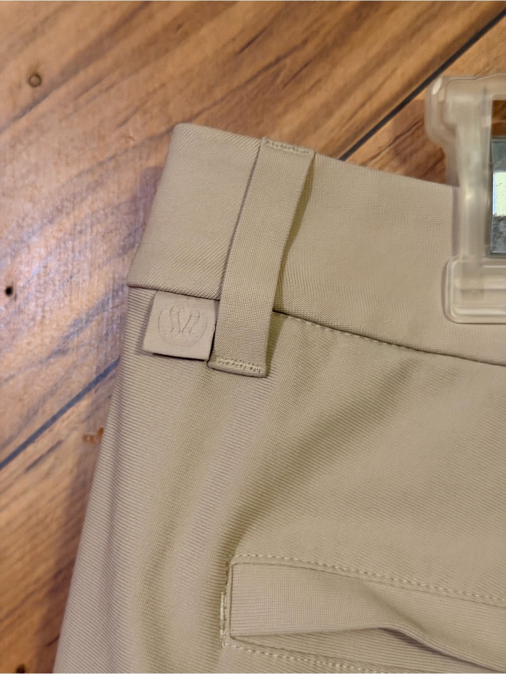 Lululemon ABC Pant Slim Fit 36 Mens Tan Khaki Warpstreme 5 Pocket Trousers - Picture 9 of 13